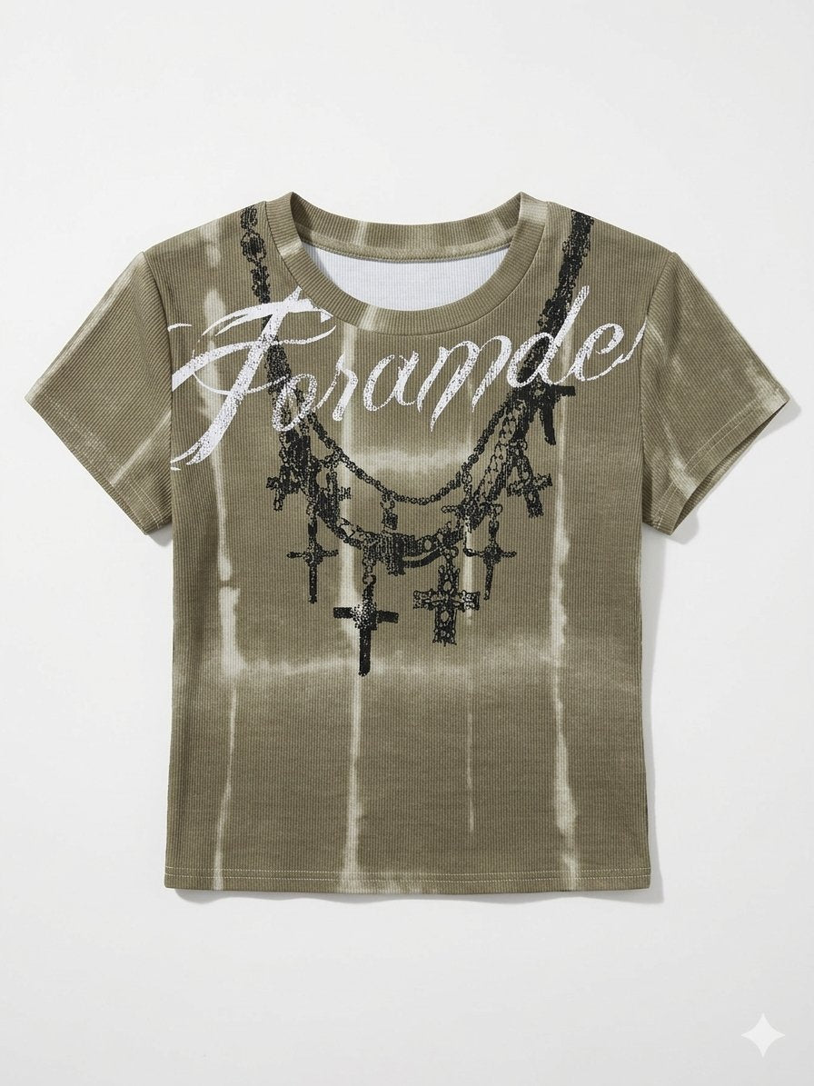 Tシャツ カーキ