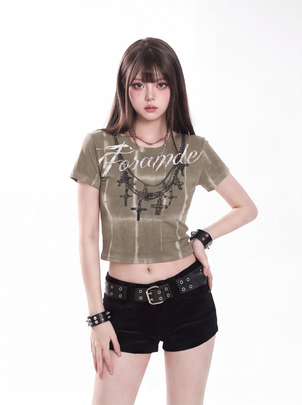 Tシャツ カーキ
